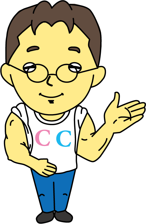 キャラクターメガネ