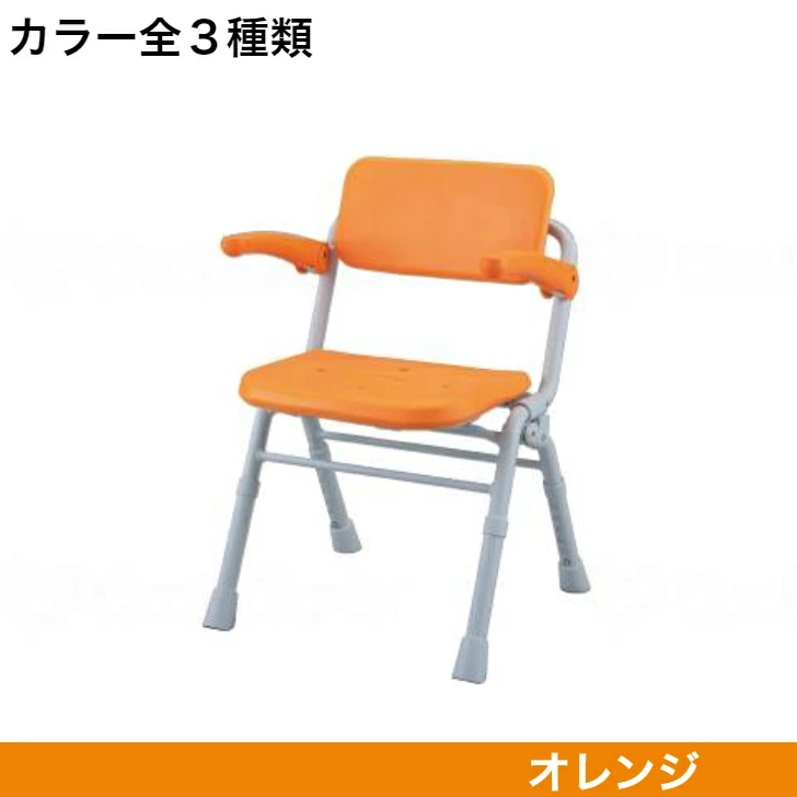 シャワーチェア（Air)　ミドルSPワンタッチおりたたみ